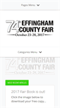 Mobile Screenshot of effinghamfair.org