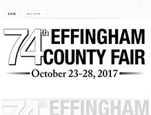 Tablet Screenshot of effinghamfair.org